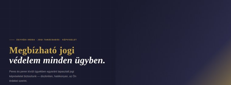 Ügyvédi iroda weboldal design